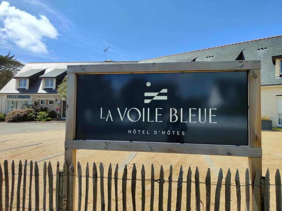 Hotel Restaurant La Voile Bleue Erdeven Esterno foto