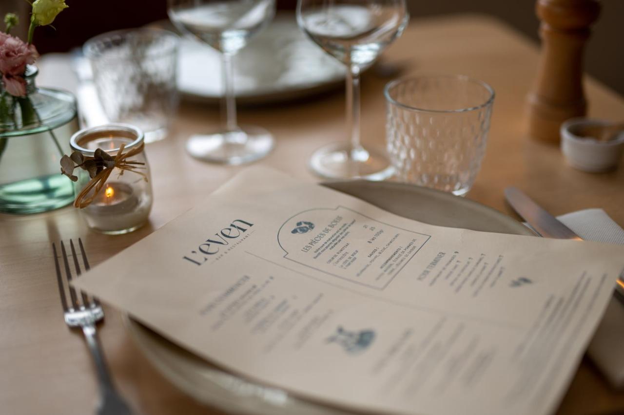 Hotel Restaurant La Voile Bleue Erdeven Esterno foto